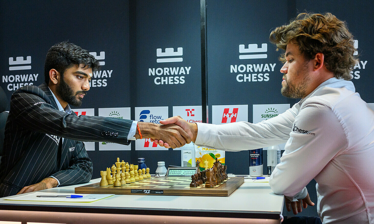 Carlsen gieo sầu cho Vua cờ Gukesh ở siêu giải Na Uy - hình ảnh - okvipjl.com Carlsen gieo sầu cho Vua cờ Gukesh ở siêu giải Na Uy - hình ảnh - okvipjl.com