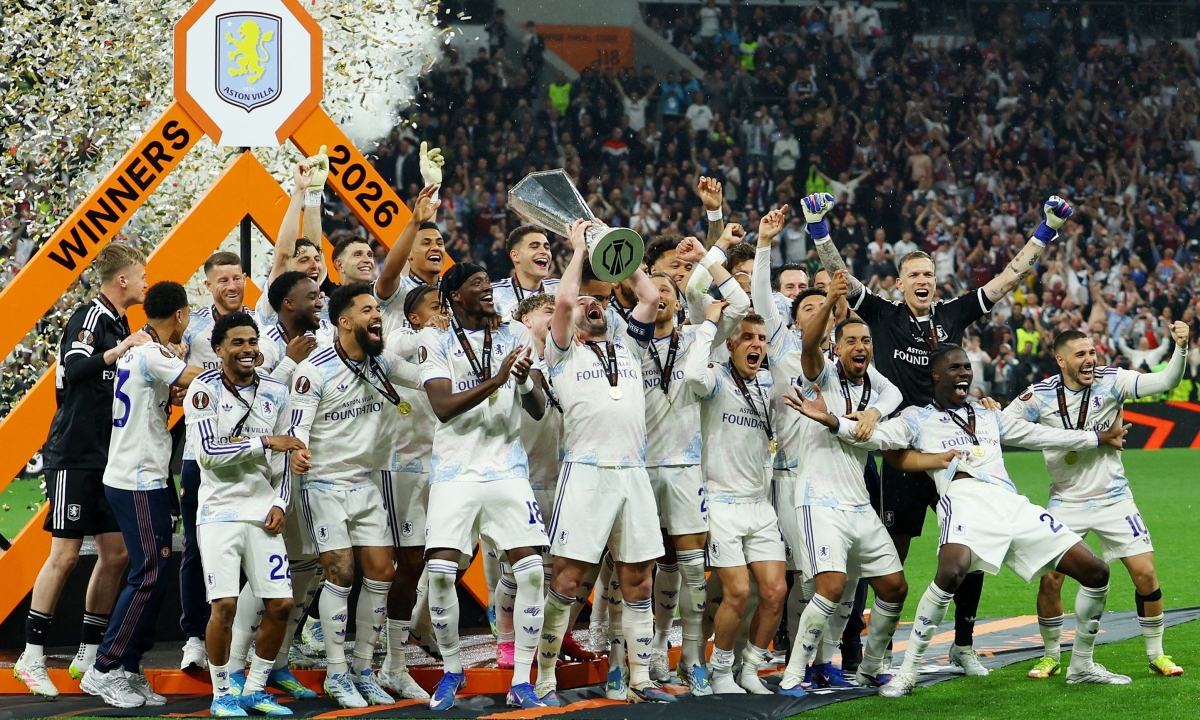 Aston Villa vô địch Europa League: Niềm vui sau 30 năm chờ đợi - hình ảnh - okvipjl.com Aston Villa vô địch Europa League: Niềm vui sau 30 năm chờ đợi - hình ảnh - okvipjl.com